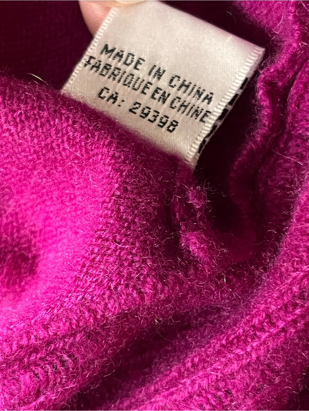 Fuschia 100% Cashmere Rino Rossi Asymmetrical Lagenlook Open Cardigan Cape OS - Picture 6 of 6